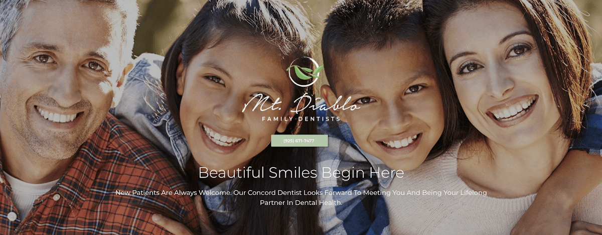 Mt. Diablo Family Dentists — Dental Clinic in Concord, CA