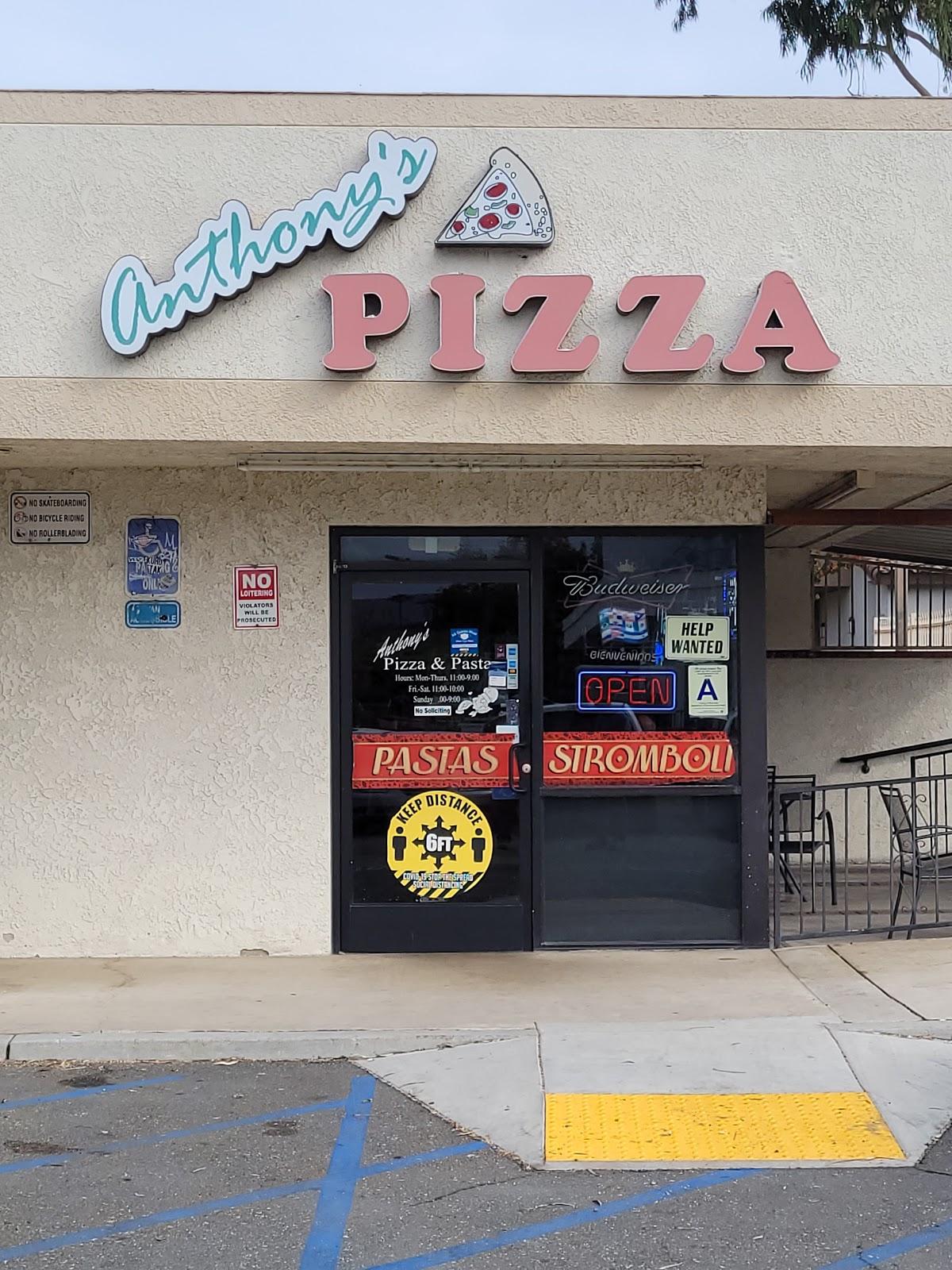 Anthony's Pizza & Pasta — Pizza Restaurant in Corona, CA